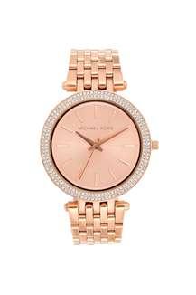 Buy MICHAEL KORS Womens Darci Rose Gold Dial Stainless Steel