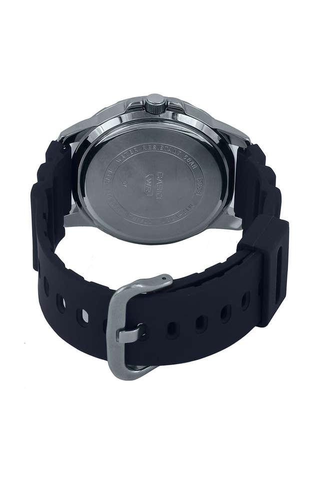 Casio enticer black 2024 dial men's watch