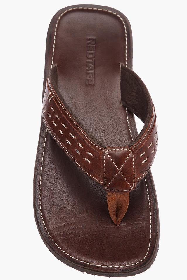 Buy RED TAPE Mens Leather Slipper Shoppers Stop