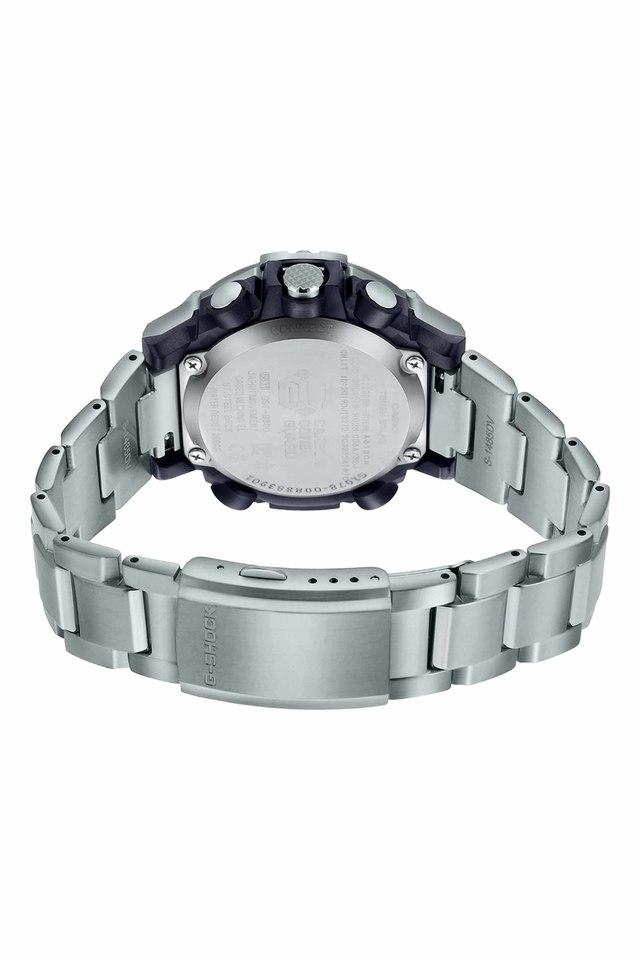 Analog digital watch stainless on sale steel