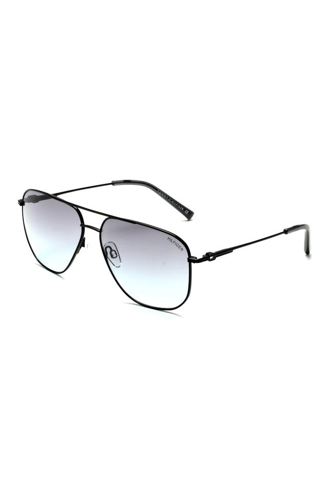 Tommy hilfiger black aviator hot sale sunglasses