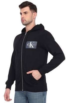 Buy CALVIN KLEIN JEANS Mens Hooded Neck Solid Sweatshirt