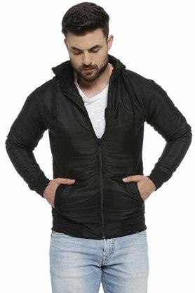 Campus sutra black bomber jacket hotsell