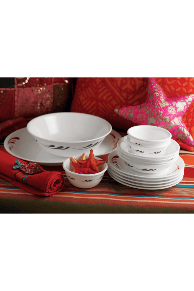 Buy CORELLE Assorted India Impressions Celebration 21 Pcs Dinner Set