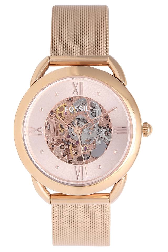 Buy FOSSIL Womens Rose Gold Dial Mechanical Automatic Watch - ME3165 |  Shoppers Stop