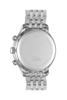 Buy TISSOT Mens White Dial Stainless Steel Chronograph Watch