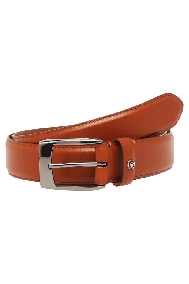 Buy EMPORIO ARMANI Logo Print Belt with Eagle Metal Buckle Closure, Brown  Color Women