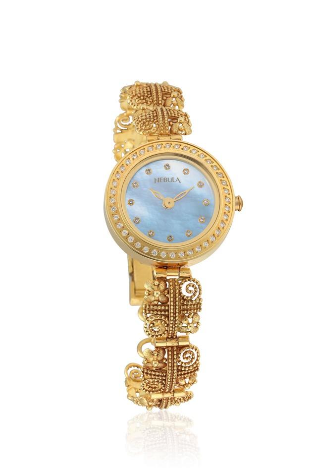 Buy NEBULA 18 Karat Solid Gold Analog Watch for Women with MOP Dial Shoppers Stop