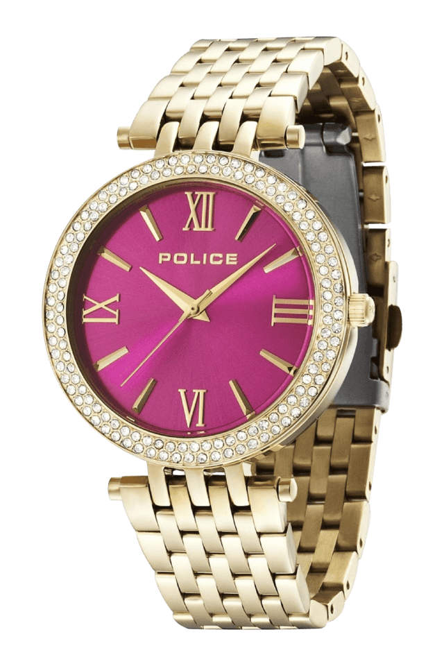 Police cheap transparent watch