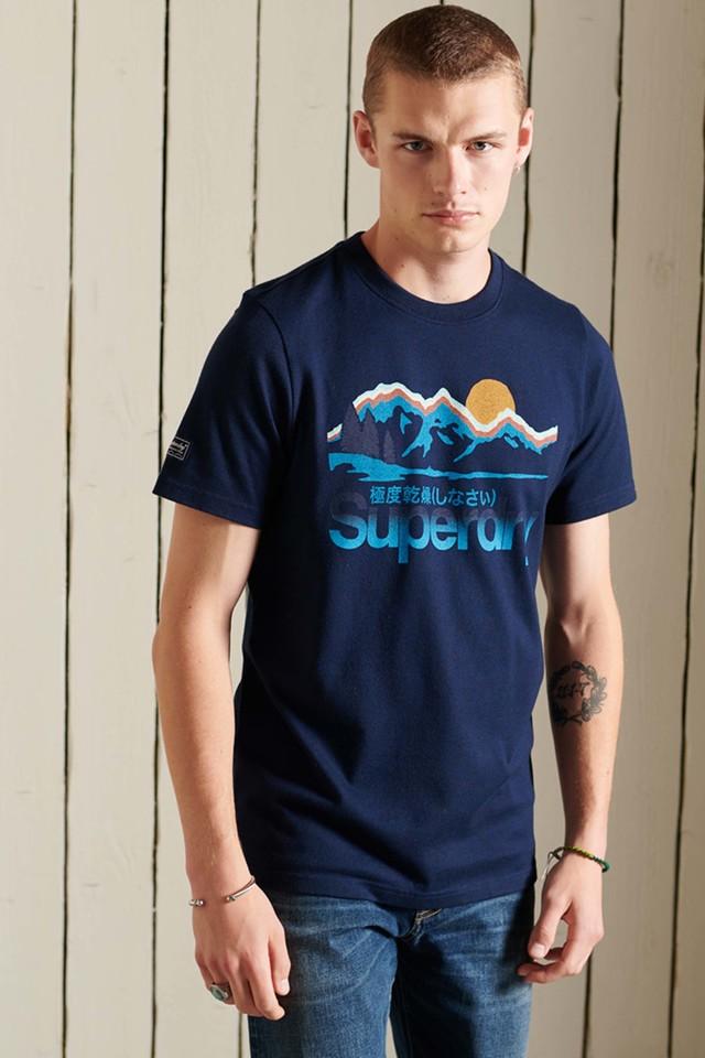 Superdry t cheap shirt blue