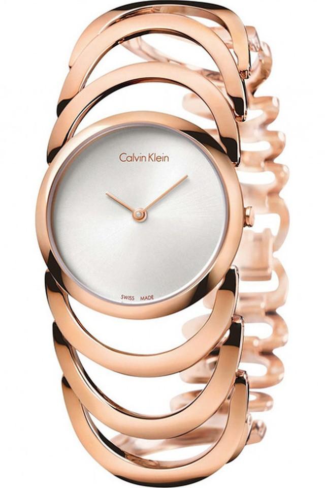 Calvin Klein Watch Swiss Gold Tone Stainless Steel Link Bracelet, Made in  Switzerland - Etsy