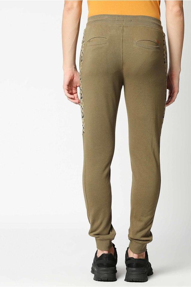 Buy Lee Cooper Solid Relaxed Fit Cargo Joggers