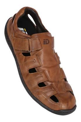 ID Men's Regular Tan Thong Sandals