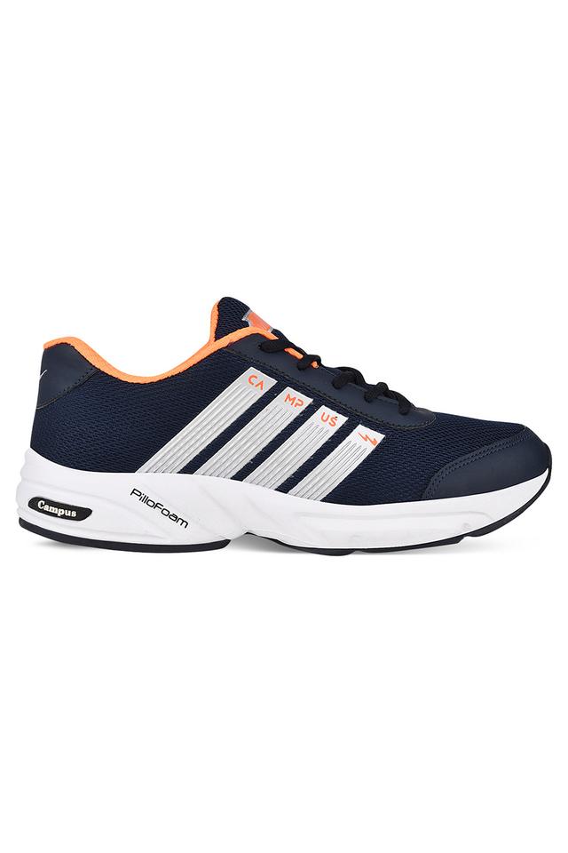 Campus navy blue running on sale shoes