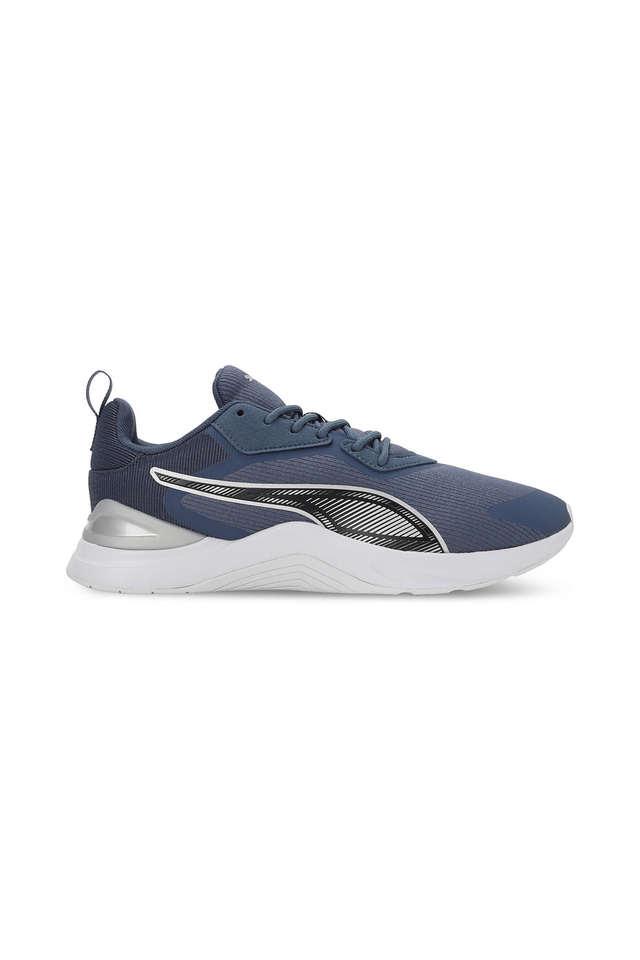 Puma blue running shop sports shoes