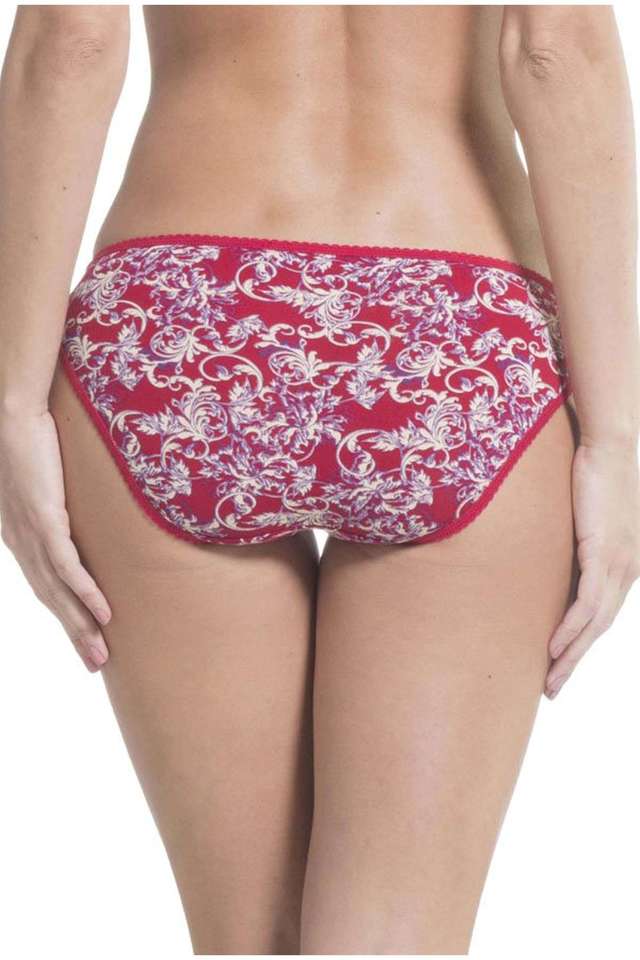 Buy JOCKEY Womens Printed and Solid Bikini Briefs - Pack of 2