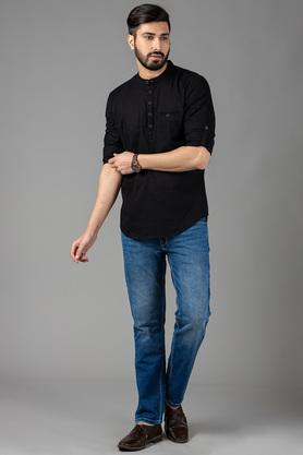 Black kurta with jeans sale