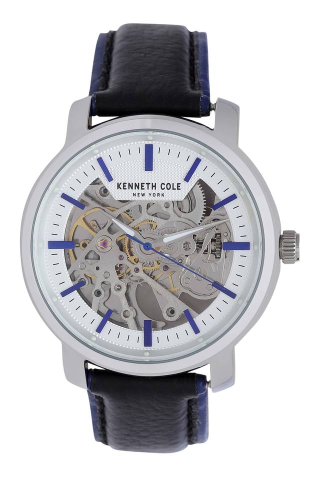 Buy KENNETH COLE Mens White Dial Leather Automatic Watch KC50776001MN Shoppers Stop