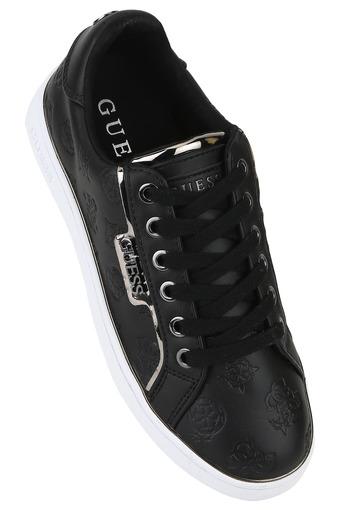 women's black guess sneakers