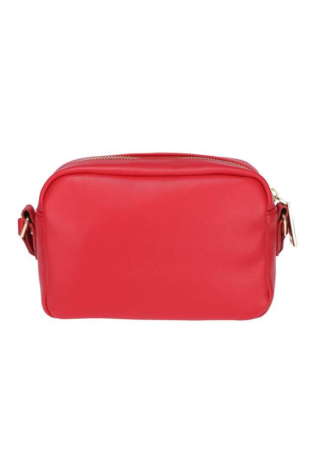 Tommy hilfiger red sling on sale bag