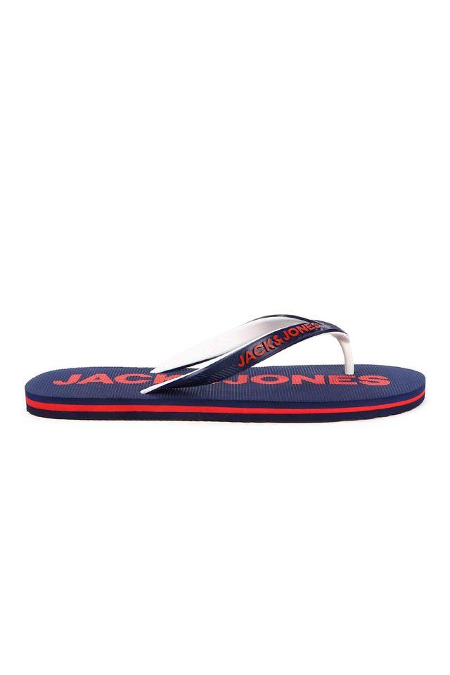 JACK AND JONES -  Navy Flip Flops - Main