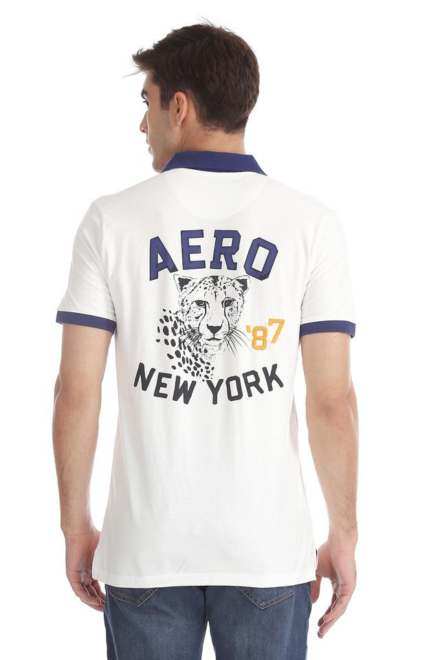 Aeropostale Men's Aero Original Brand V-Neck Graphic T Shirt L