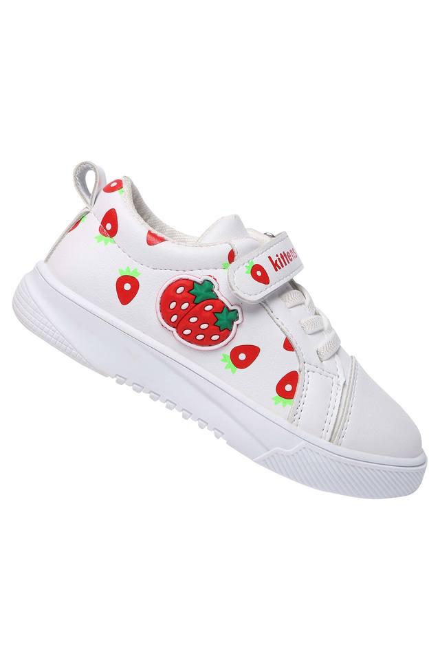 Girls white best sale velcro sneakers