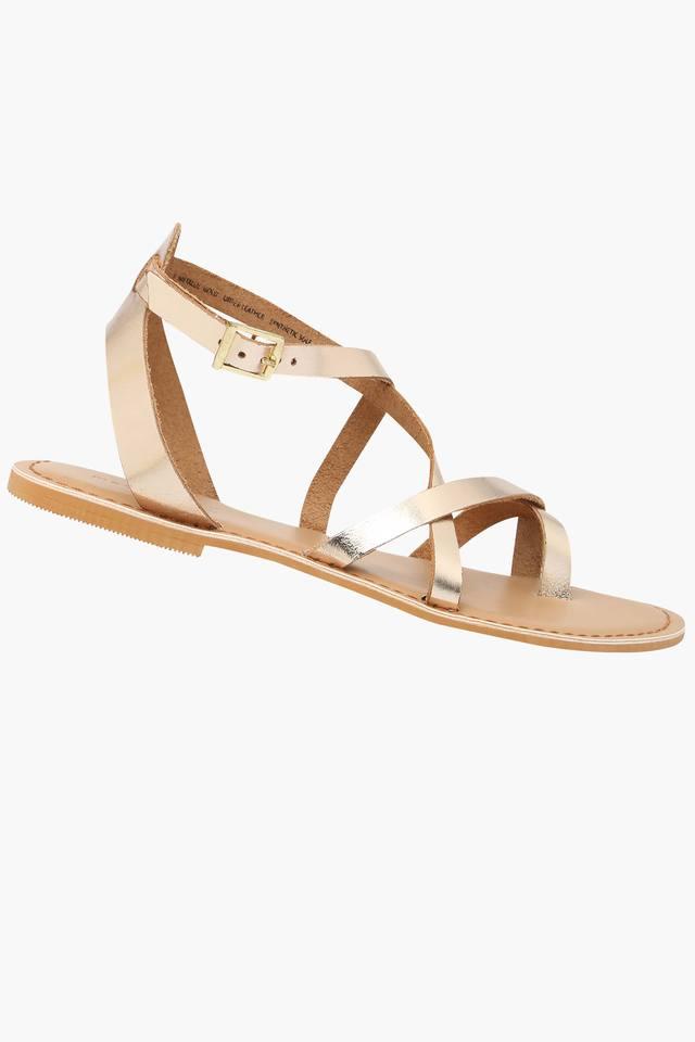 Steve madden gold online sandals flat