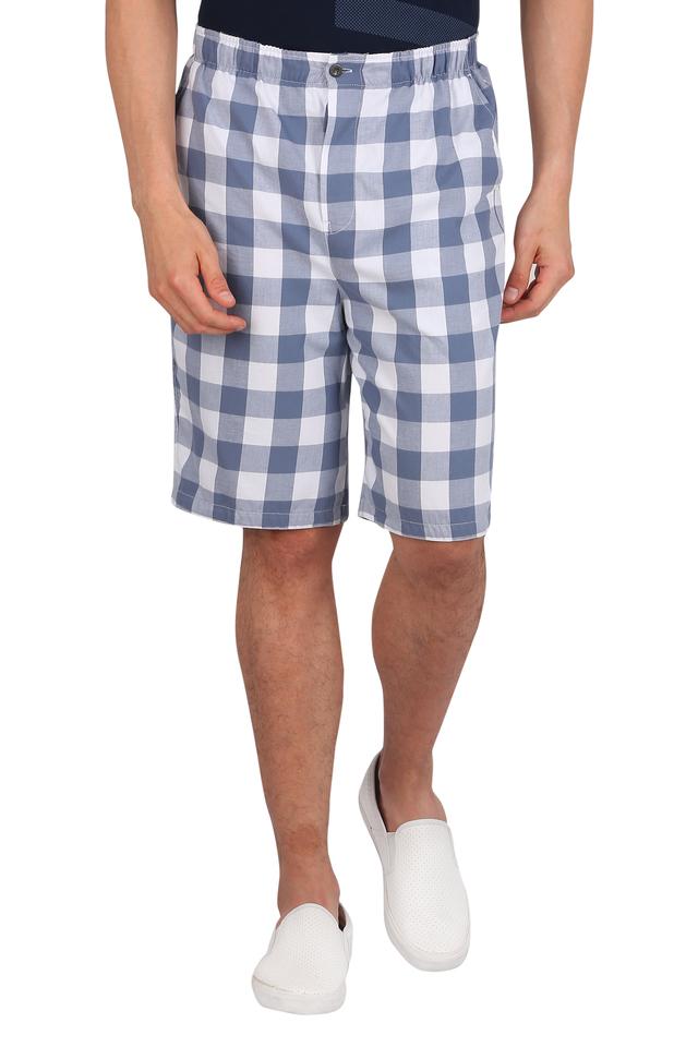 JOCKEY Printed Men Blue Bermuda Shorts - Buy JOCKEY Printed Men Blue Bermuda  Shorts Online at Best Prices in India