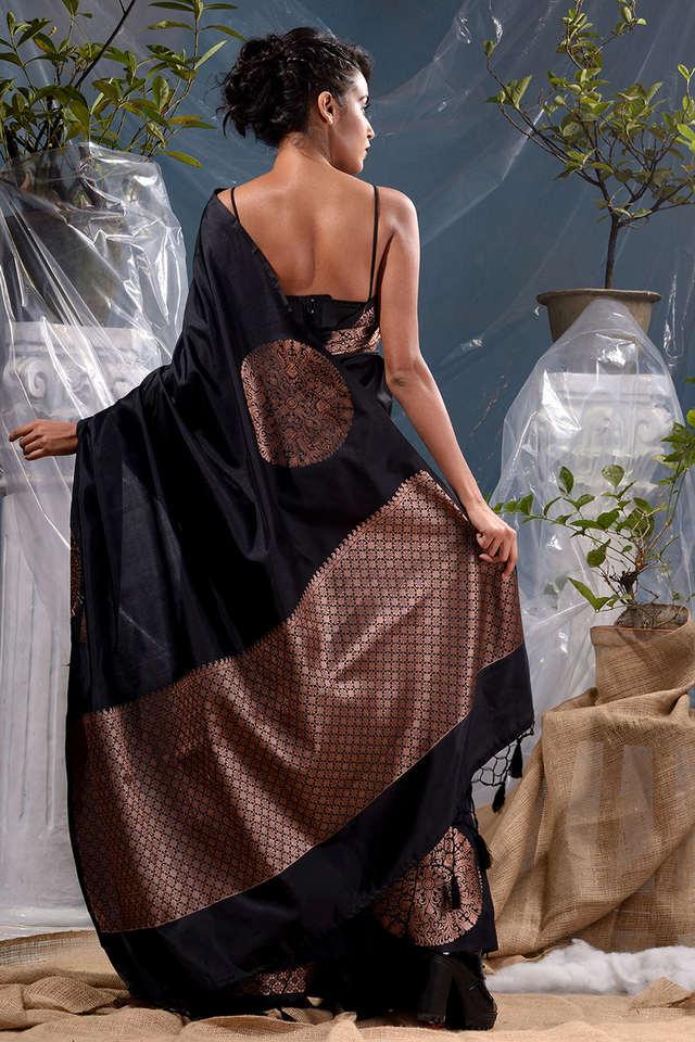 Black Saree: Black Designer Sarees Online