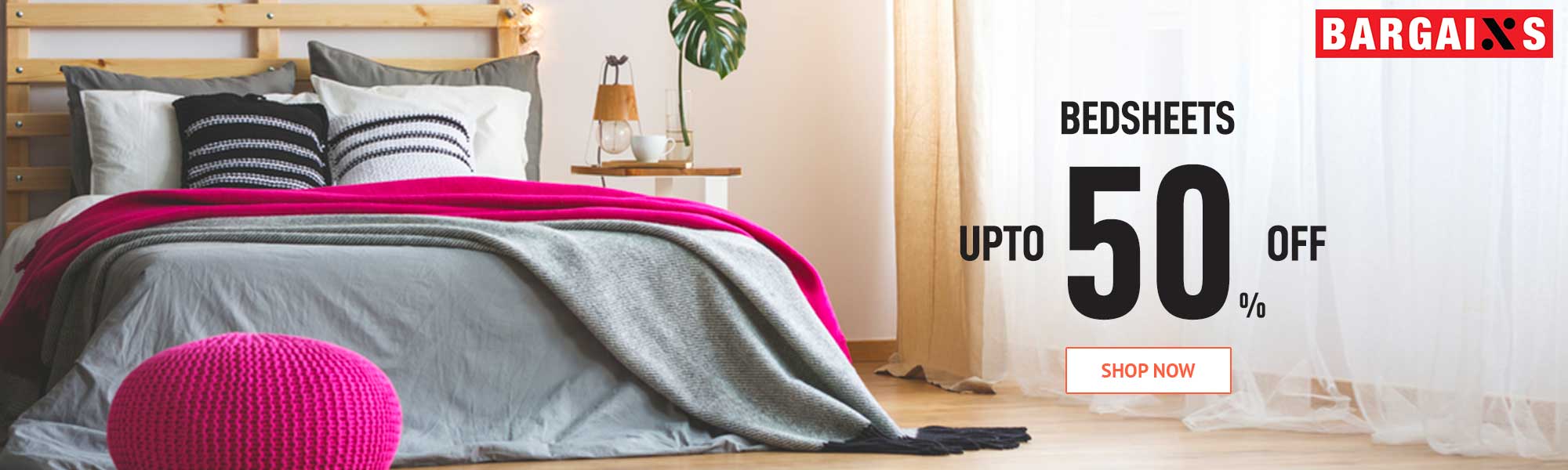 Get Attractive offers and discounts on clothes, décor, kitchenware, bedsheets, watches, cookware